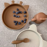 Little Pea_Akila_silicone_plate_-_2_pack-Plate-NU371-Caramel_Cafe-1_1024x2